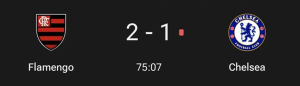 placar do Flamengo
